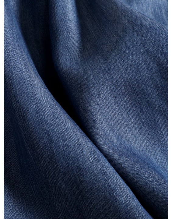 Summer Women's Pants Slim Tencel Denim Wide-leg Pants High Waist Drooping Feeling Loose Ice Silk Casual Mopping Women's Pants