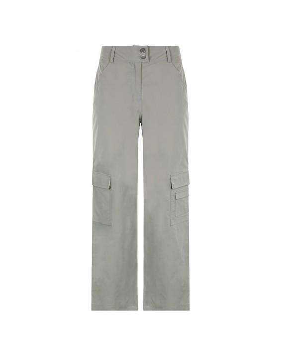 BIIKPIIK Casual Lounge Wear Straight Pants Loose Pockets Zipper Fly Mid-waisted Sweatpants Women's Trousers Solid-color Overalls